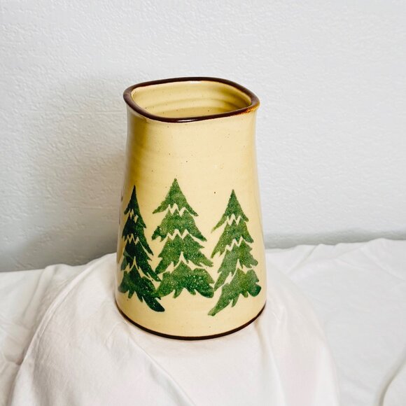 Polly Pottery Boulder CO Stoneware Crock/Utensil Holder Moose - Picture 2 of 5